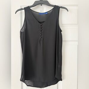 Apt. 9 Charcoal Sleeveless Blouse